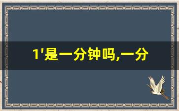 1′是一分钟吗,一分30秒怎么写 符号